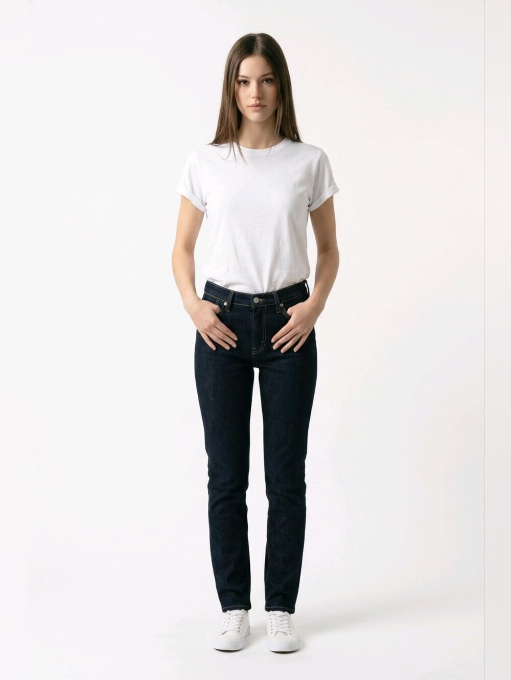 Levi's Dark Indigo Straight Leg Jeans